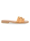 Bcbgeneration Lorma Horsebit Sandal In Burnt Orange