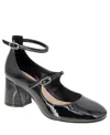 Bcbgeneration Maxana Flare Heel Pump In Black Patent
