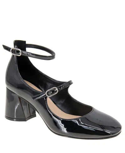 Bcbgeneration Women's Maxanna Strappy Block Heel Mary Jane Pumps In Black