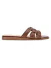 Bcbgeneration Women's Meltem Open Toe Flat Sandals In Brown