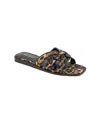 Bcbgeneration Women's Meltem Slide Flat Sandals In Cheetah