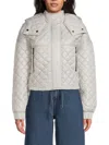 Bcbgeneration Women's Quilted Jacket In Gray