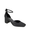 Bcbgeneration Rola Ankle Strap Pump In Black Shimmer
