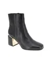 Bcbgeneration Sandra Bootie In Black Smooth,gold
