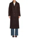 Bcbgeneration Women's Single-breasted Longline Coat In Brown