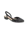 Bcbgeneration Tillie Slingback Cap Toe Pump In Black Sequins