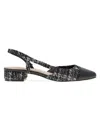 Bcbgeneration Tillie Slingback Cap Toe Pump In Black White