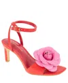 Bcbgeneration Toori Rosette Sandal In Red,fuchsia