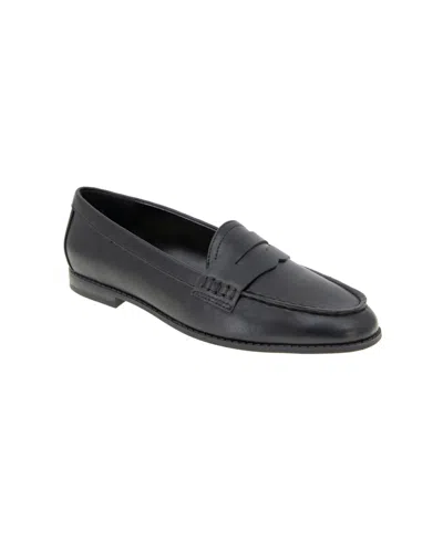 Bcbgeneration Women's Unna Moc Toe Penny Loafers In Black