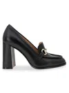 Bcbgeneration Women's Yixy Block Heel Riding Bit Pumps In Black