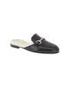 Bcbgeneration Zorie Bit Mule In Black,faux Shearling