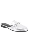 Bcbgeneration Zorie Bit Mule In Dark Silver Metallic