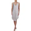 Bcbgeneration Womens Asymmetrical Printed Sundress In White