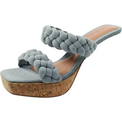 Bcbgeneration Womens Braided Man Made Block Heel