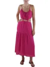 Bcbgeneration Womens Cutout Long Maxi Dress In Pink