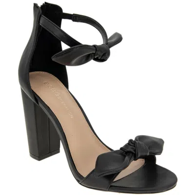 Bcbgeneration Womens Faux Leather Open Toe Ankle Strap