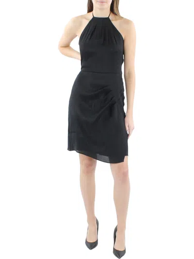 Bcbgeneration Womens Halter Mini Cocktail And Party Dress In Black