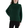Bcbgeneration Womens Knit Mock Turtleneck Sweater In Green