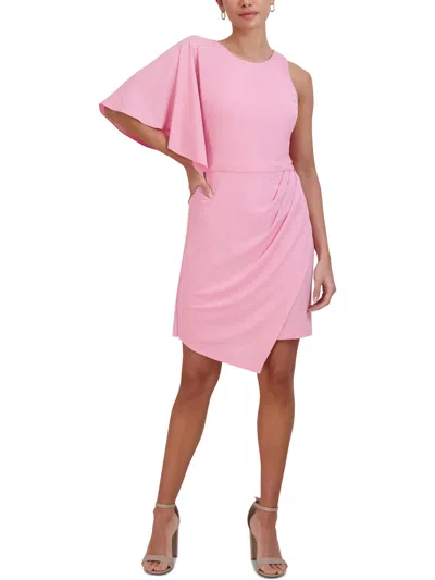 Bcbgeneration Womens Mini Stretch Mini Dress In Pink