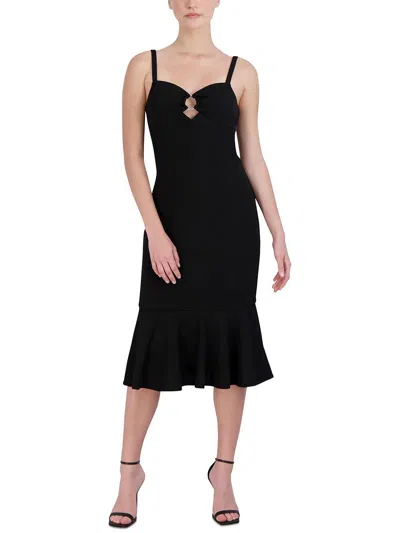 Bcbgeneration Womens Party Above-knee Shift Dress In Black