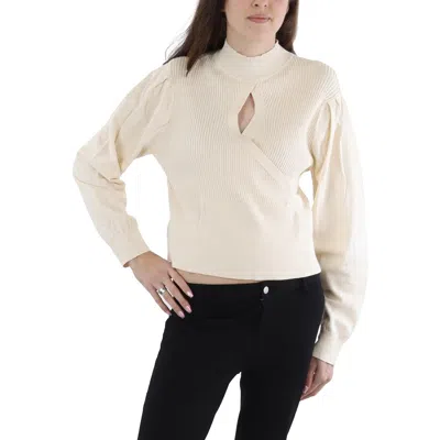 Bcbgeneration Womens Ribbed Knit Mock Turtleneck Sweater In Multi