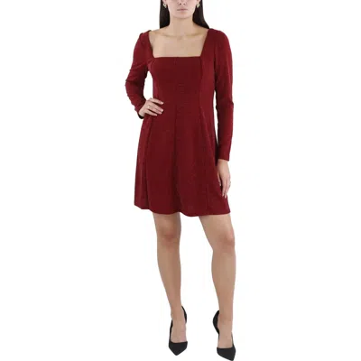 Bcbgeneration Womens Shimmer Polyester Mini Dress In Pink
