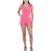 Bcbgeneration Womens Solid Polyester Romper In Pink