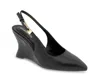Bcbgeneration Xyla Slingback Pointed Toe Wedge Pump In Black