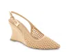 Bcbgeneration Xyla Slingback Pointed Toe Wedge Pump In Brown