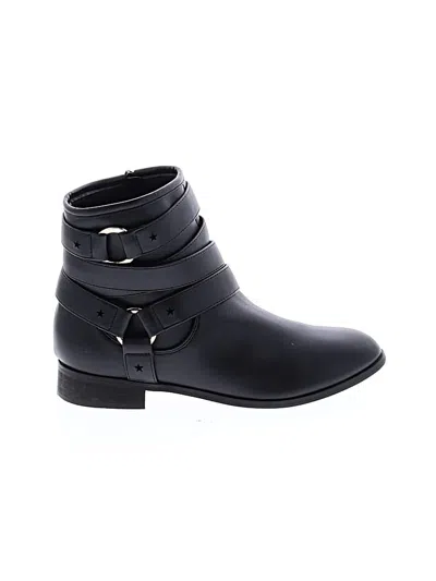 Pre-owned Bcbgirls Ankle Boots In Black