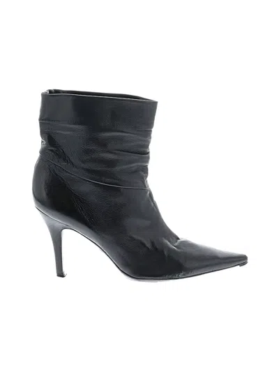 Pre-owned Bcbgirls Ankle Boots In Black