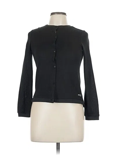 Pre-owned Bcbgirls Cardigan Sweater In Black