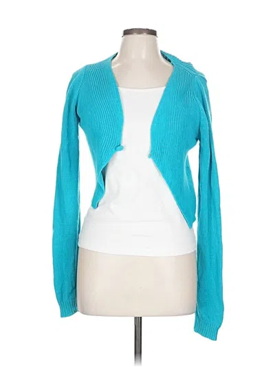 Pre-owned Bcbgirls Cardigan Sweater In Blue