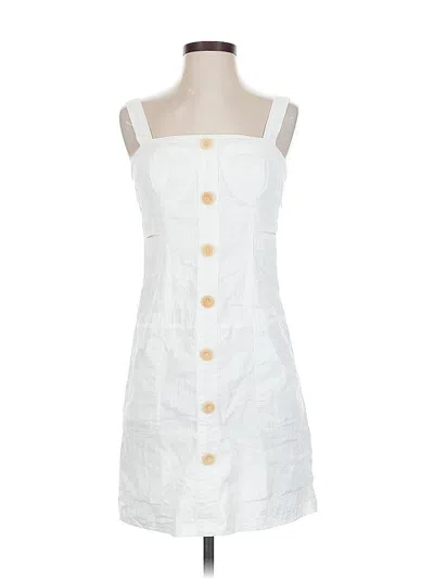 Pre-owned Bcbgirls Casual Dress In White