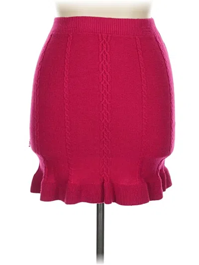 Pre-owned Bcbgirls Formal Skirt In Red