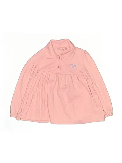 Pre-owned Bcbgirls Kids' Long Sleeve Blouse In Pink