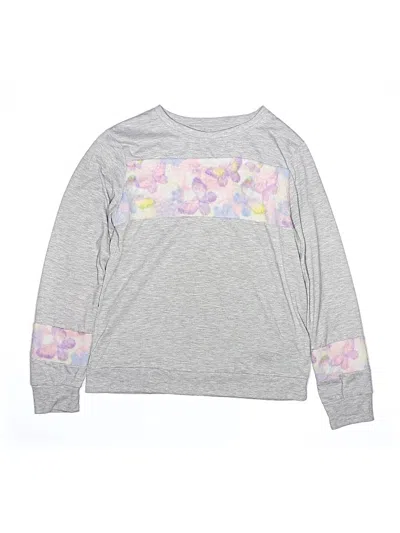 Pre-owned Bcbgirls Kids' Long Sleeve T-shirt In Gray