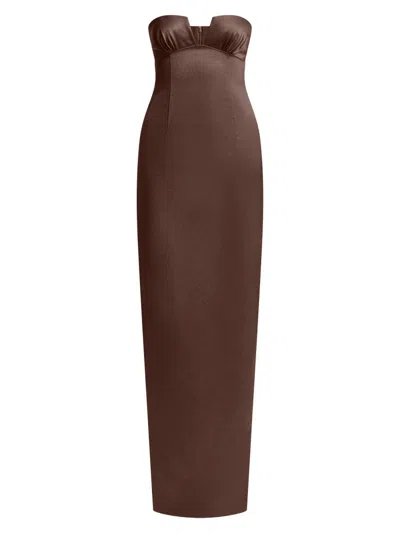 Bcbgmaxazria Women's Mariane Strapless Column Gown