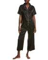 Bcbgmaxazria 2pc Pajama Set In Black