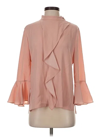 Pre-owned Bcbgmaxazria 3/4 Sleeve Blouse In Pink