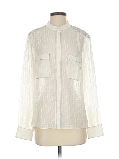 Bcbgmaxazria 3/4 Sleeve Blouse In White