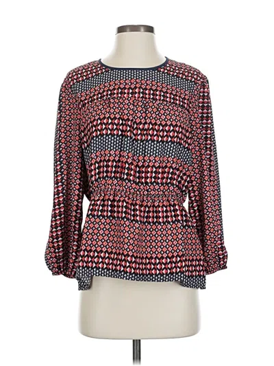 Pre-owned Bcbgmaxazria 3/4 Sleeve T-shirt In Red