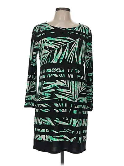 Pre-owned Bcbgmaxazria 3/4 Sleeve T-shirt In Green