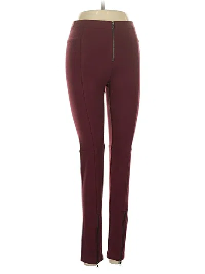 Pre-owned Bcbgmaxazria Active Pants In Burgundy