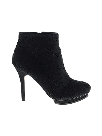 Pre-owned Bcbgmaxazria Ankle Boots In Black