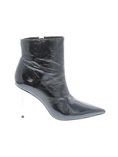 Pre-owned Bcbgmaxazria Ankle Boots In Black