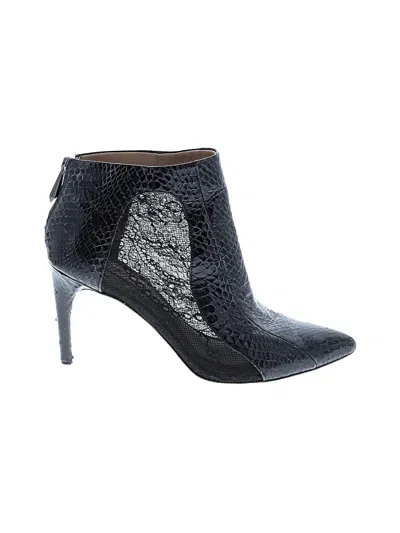 Pre-owned Bcbgmaxazria Ankle Boots In Black