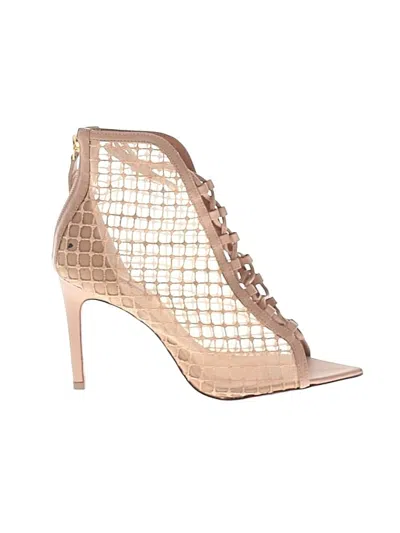 Pre-owned Bcbgmaxazria Ankle Boots In Gold