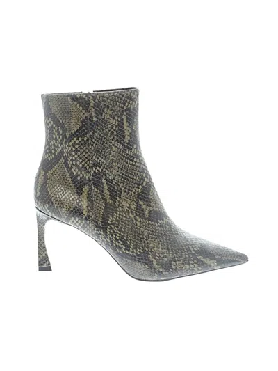 Pre-owned Bcbgmaxazria Ankle Boots In Gray