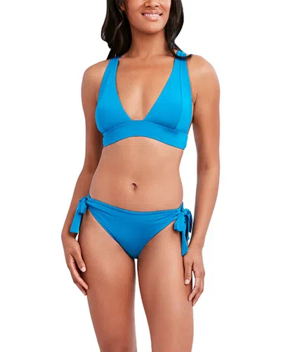 Bcbgmaxazria Banded Bikini Top In Blue